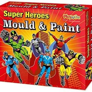 Carousel Toys Make Your Own SuperHero Mould And Paint Fridge Magnet Craft Activity Set For Children