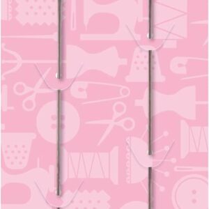 Hemline H677 Nickel Hat Pins 90mm With Traditional Ball & Thistle Shaped Heads