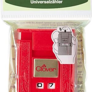 Clover Knitting Counter, 3.42 x 8.55 x 15.03 cm